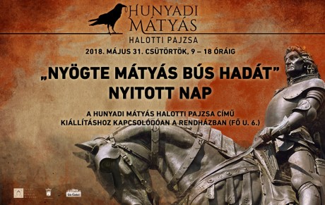 Nyitott nap lesz csütörtökön a   „Hunyadi Mátyás halotti pajzsa